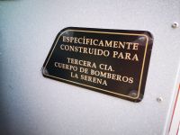 Cuerpo de Bomberos de La Serena recibió nuevo portaescala destinado a la Tercera Compañía