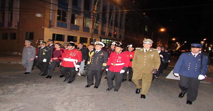 Romería del Cuerpo de Bomberos de Valparaíso a los “Héroes del Combate Naval de Iquique” 