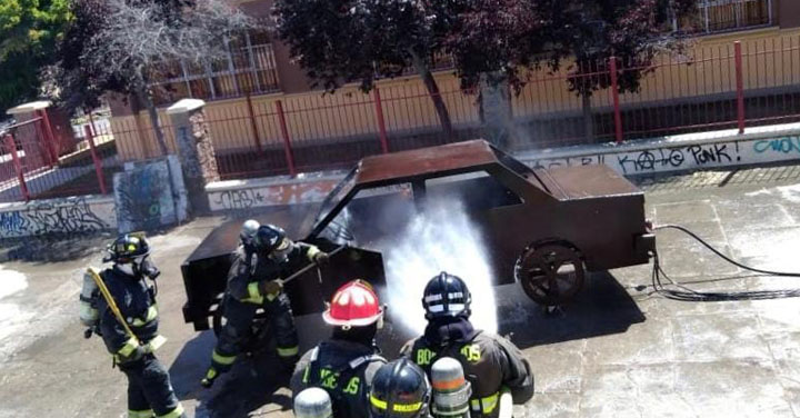 Actividades de la Academia Nacional de Bomberos el 12 y 13 de enero