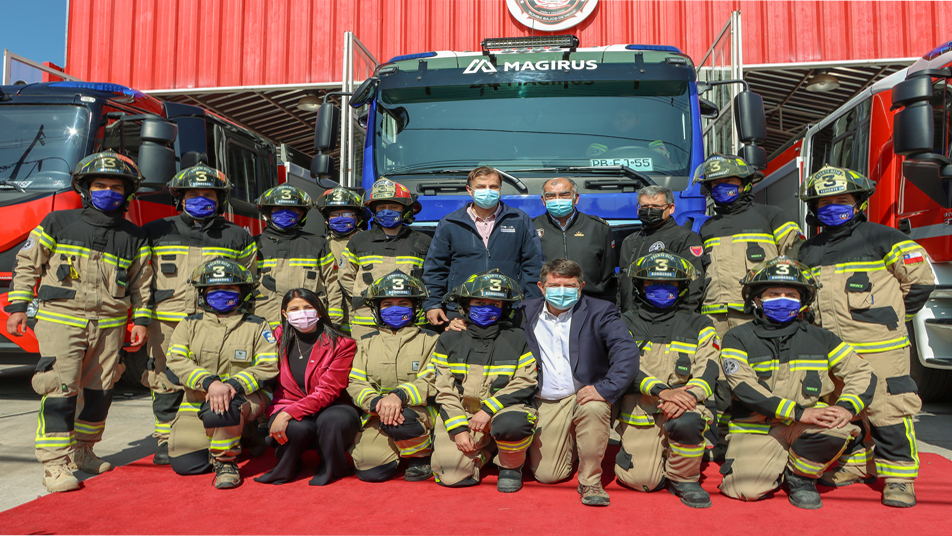 Nuevas unidades de material mayor para los Cuerpos de Bomberos de Puente Alto y Maipú