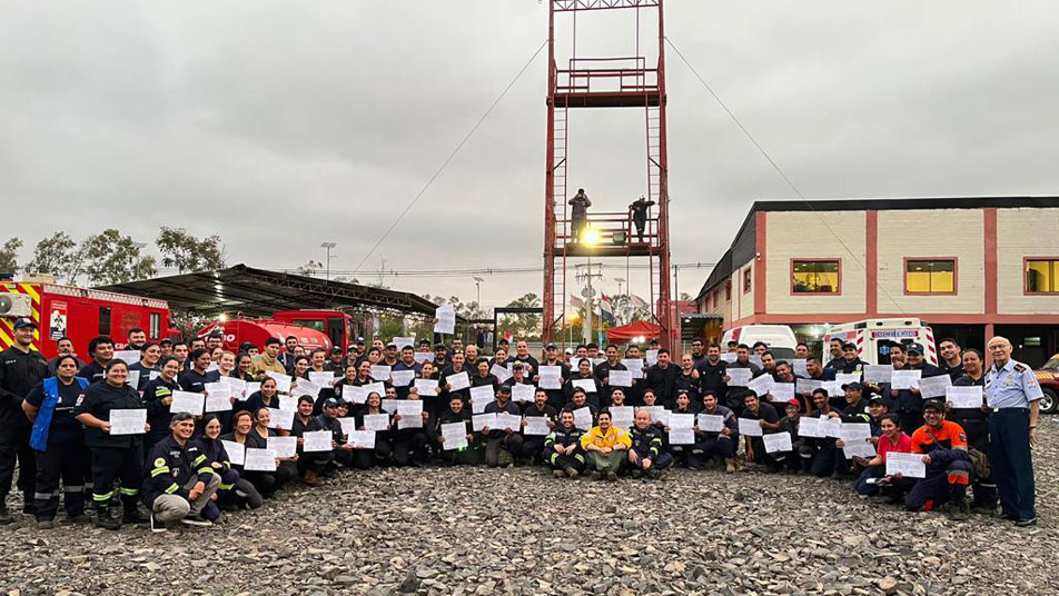 Fundación de Capacitación realiza seminario de actualización en áreas de la emergencia Bomberos de Paraguay 