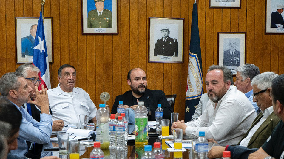 Bomberos de Coquimbo se reunió con el alcalde de la comuna