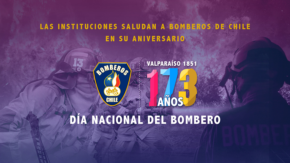 Las instituciones saludan a Bomberos en su aniversario N°173