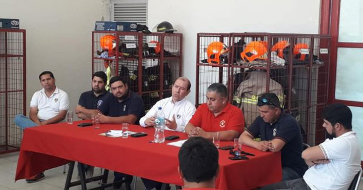 Claudio Araya es el nuevo Comandante Regional de Bomberos de O’Higgins