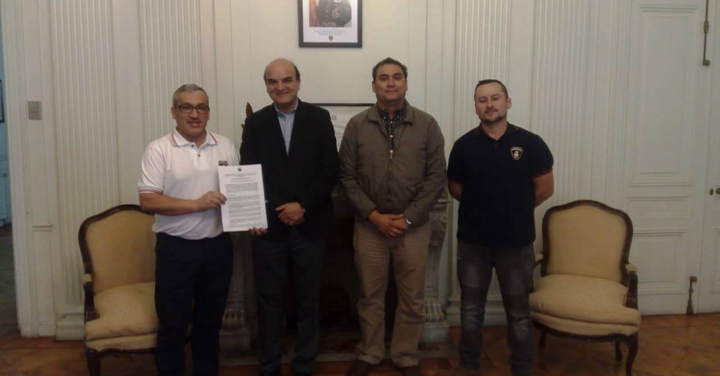 Presidente Nacional de Bomberos se reunió con Cuerpo de Bomberos de Contulmo