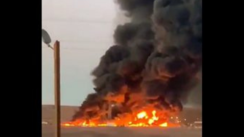 Incendio afectó a planta de yodo en Pozo Almonte