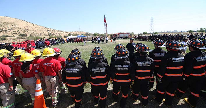 Cuarto Encuentro de Brigadas Juveniles del Cuerpo de Bomberos de San Bernardo