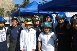 Bomberos de Arica participan en Feria Regional de Protección Civil