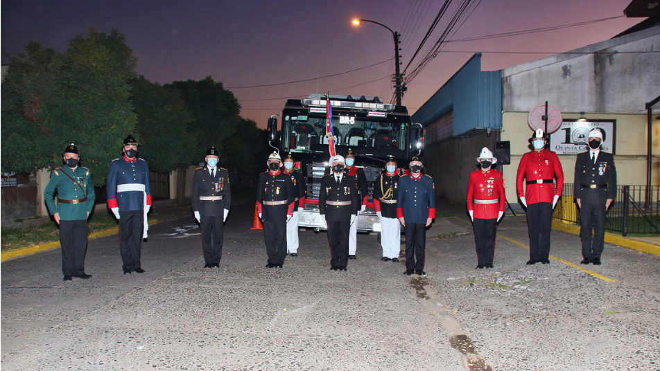Cuerpo de Bomberos de Temuco realizó su ceremonia de cambio de mando
