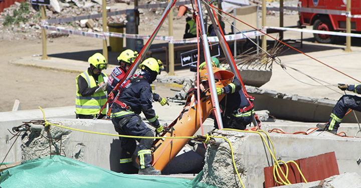 Grupo USAR de Bomberos de Chile logra clasificación ante Naciones Unidas