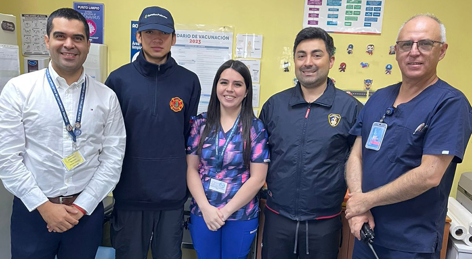 Bomberos de Ñuble recibieron refuerzo de vacunas