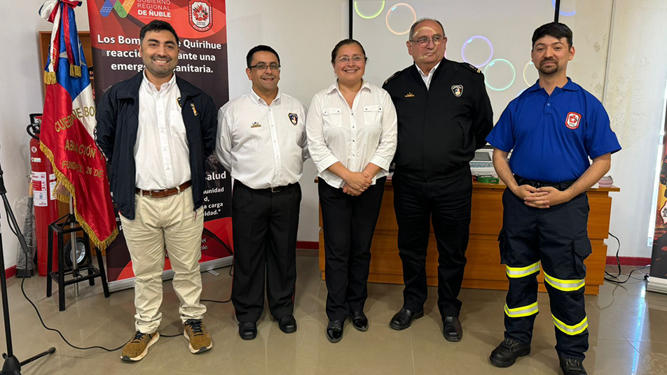 Bomberos de Quirihue inauguró su nuevo Departamento Médico