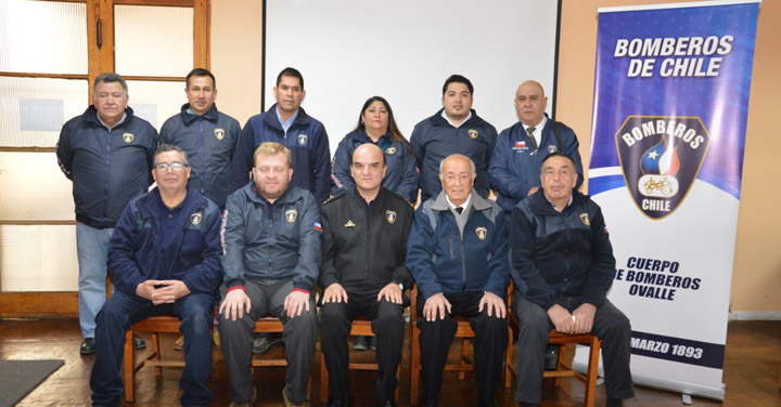 Presidente Nacional se reunió con Superintendentes de los Cuerpos de Bomberos de Coquimbo 