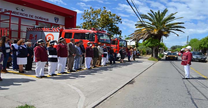  Cuerpo de Bomberos de Doñihue conmemoró un nuevo aniversario