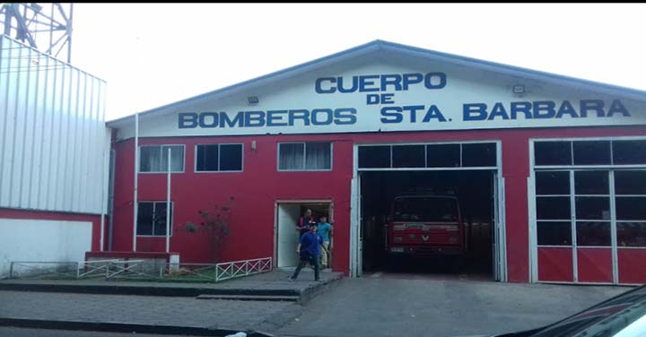 Condolencias al Cuerpo de Bomberos de Santa Bárbara