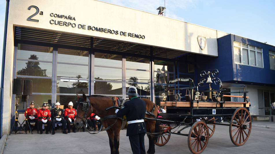 Segunda Compañía de Bomberos de Rengo celebró aniversario 113