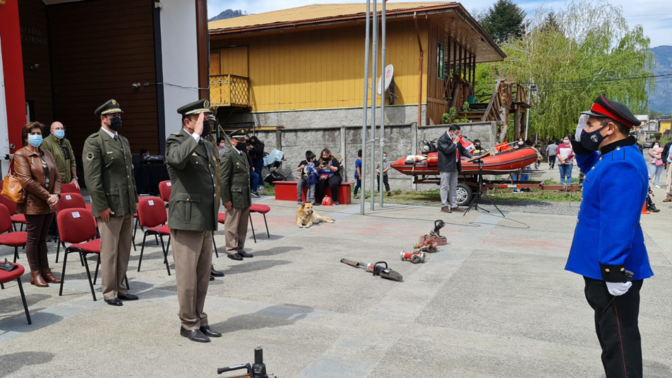 “Son un ejemplo de compromiso y voluntad” Presidente Nacional en Aniversario de Bomberos de Curarrehue