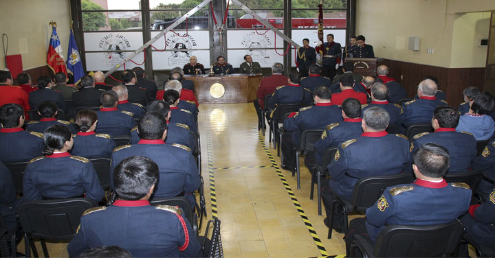 Quinta Compañía de Bomberos de Temuco celebró su aniversario 105