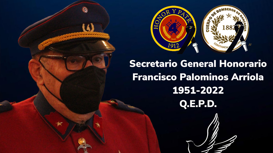 Fallece Bombero Insigne de Chile y Secretario General Honorario del Cuerpo de Bomberos de Rancagua