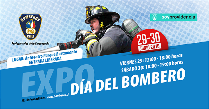No te pierdas la EXPO Día del Bombero 2018