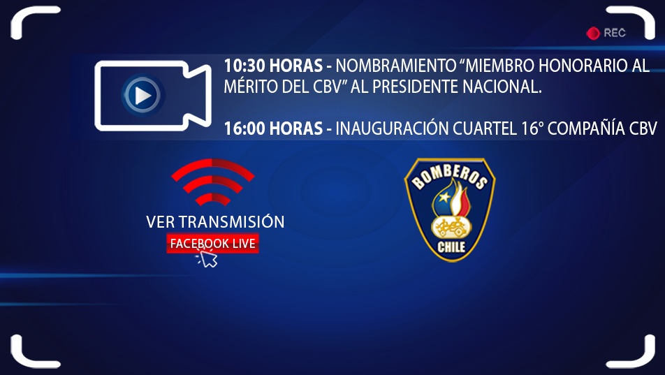 Miércoles 22 de septiembre. Transmisión desde el Cuerpo de Bomberos de Valparaíso