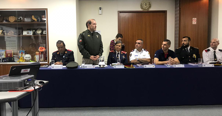 Bomberos de Chile presente en curso de acreditación de instructores de OBA