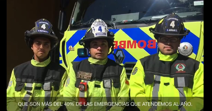 Mensaje de fin de año del Cuerpo de Bomberos de Coyhaique