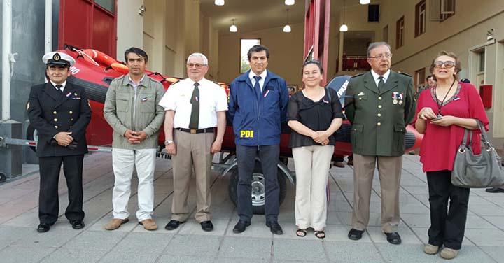 Entrega de equipamiento para Cuerpo de Bomberos de Futrono