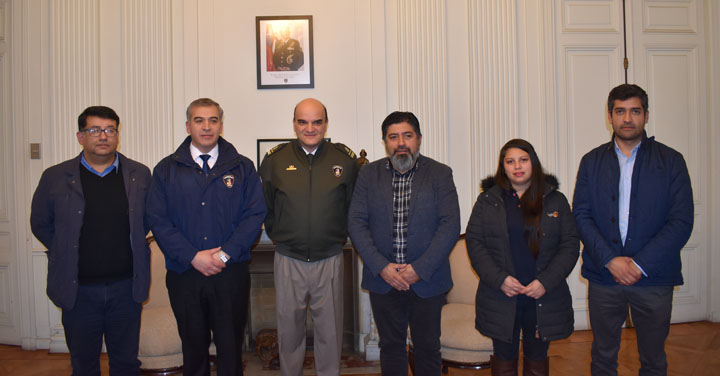 Presidente Nacional se reunió con Bomberos de Mulchén