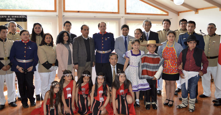 Quinta Compañía de Cayucupil recibe importante donación de la Embajada de Japón