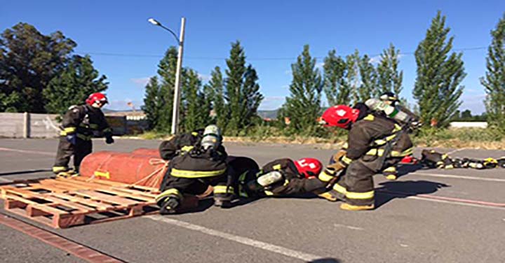 Segunda Compañía del Huique ganó competencia de Bomberos de Santa Cruz