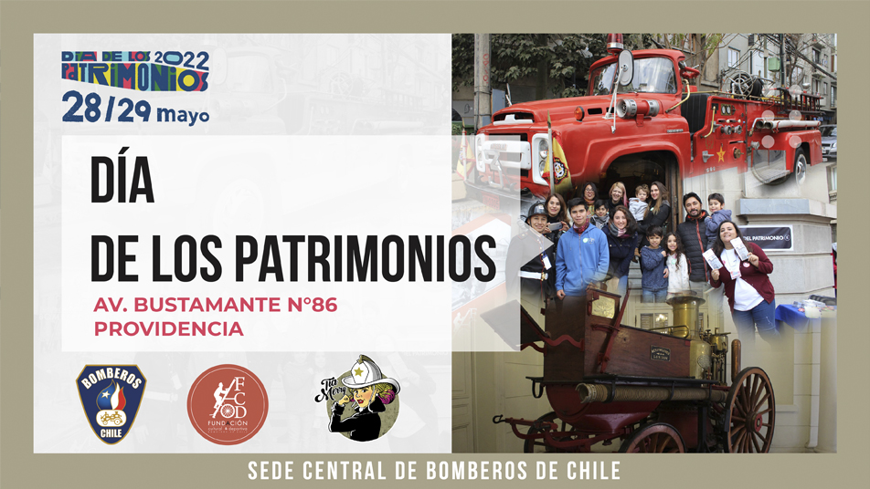 Todos invitados: Día del Patrimonio Cultural en Bomberos de Chile