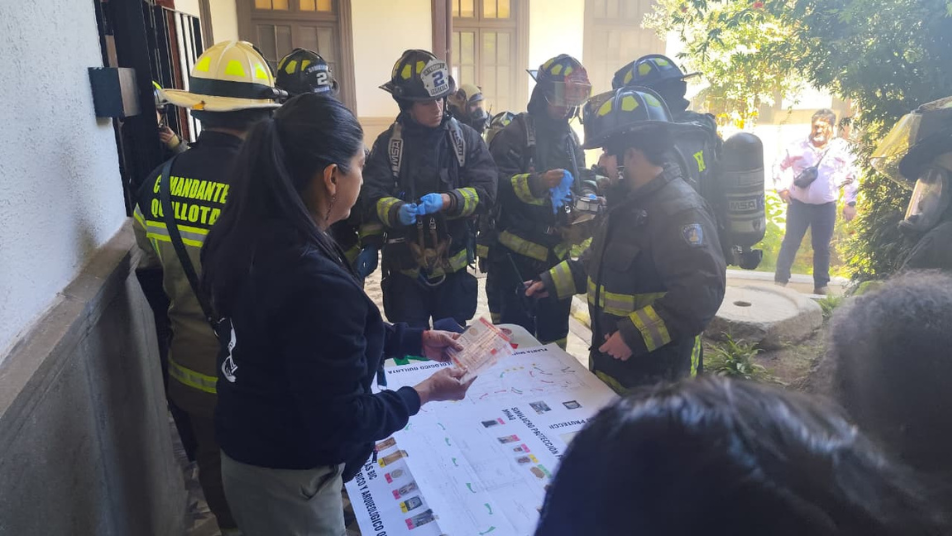 Quillota fortalece la respuesta bomberil ante emergencias en recintos patrimoniales
