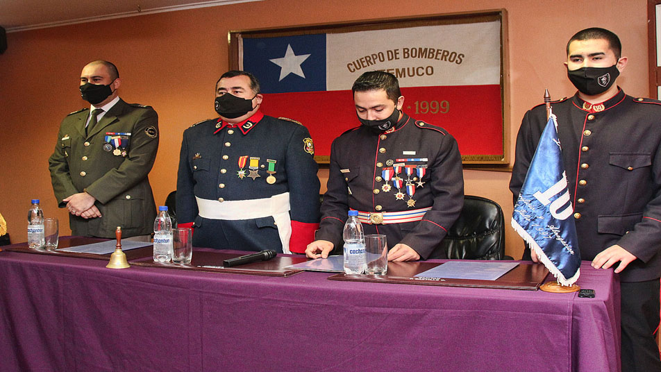 Décima Compañía de Bomberos cumplió 23 años sirviendo a la localidad de Labranza 