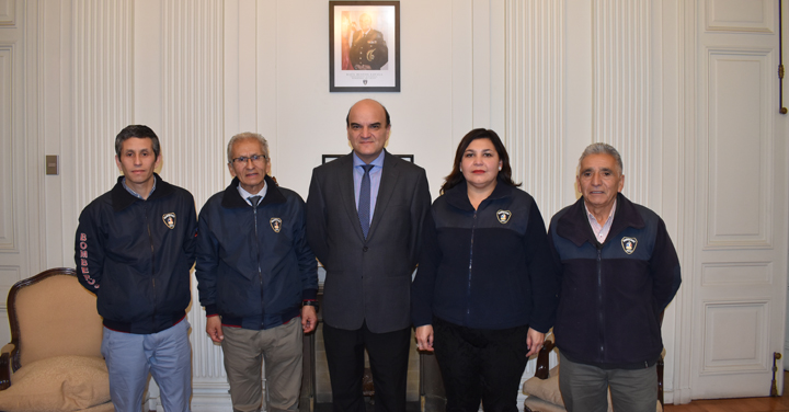 Presidente Nacional se reunió con Bomberos de Lota y Valparaíso