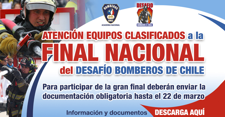 Final Nacional Desafío Bomberos de Chile