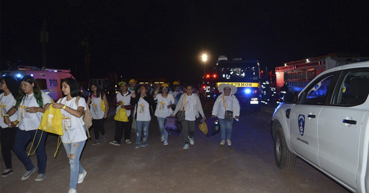 Bomberos de Chile realizó importante despliegue tras visita Papal