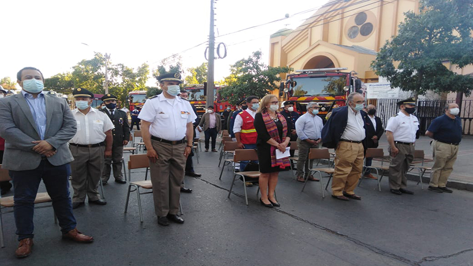 Bomberos de la Región de O’Higgins recibieron 12 Unidades de Material Mayor