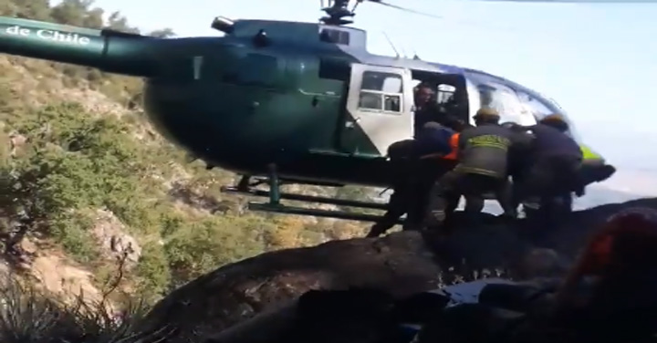 Bomberos de Coltauco y Doñihue realizaron complejo rescate desde Cerro Poqui