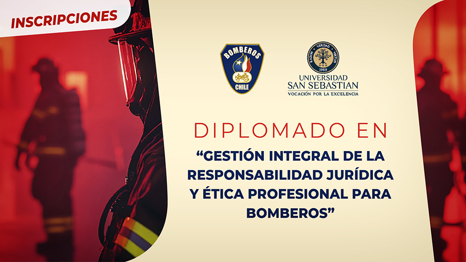 Comienzan las postulaciones para el diplomado “Gestión integral de la responsabilidad jurídica y ética profesional para bomberos” de la Universidad San Sebastián