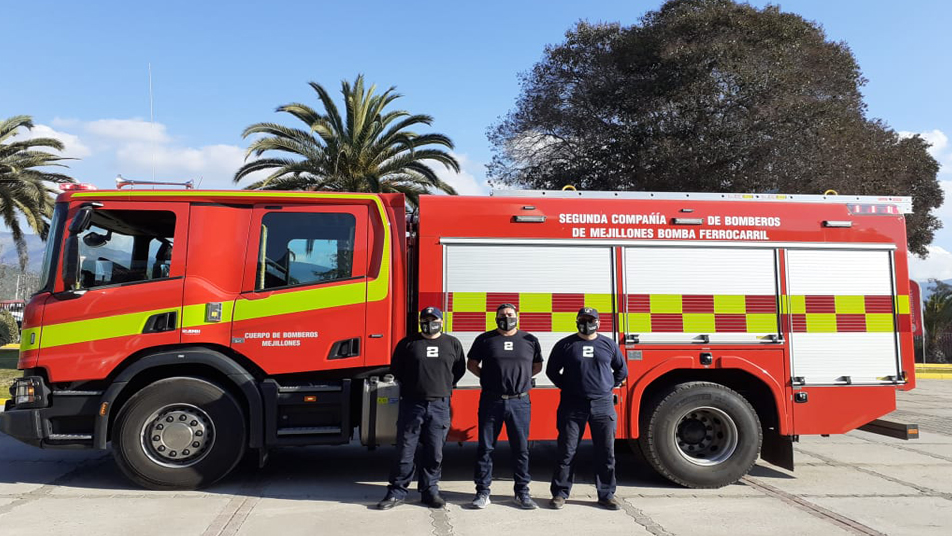 Nuevos carros para Bomberos de Mejillones y Villa Alemana