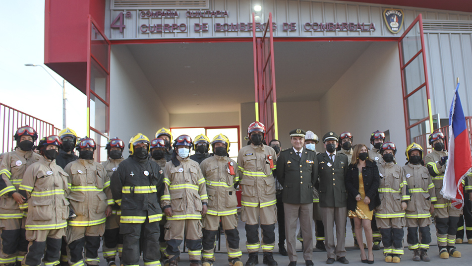 Cuarta Compañía de Bomberos de Combarbalá inaugura nuevo y moderno cuartel en Quilitapia