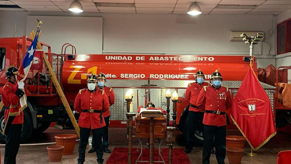 Falleció Director Honorario del Cuerpo de Bomberos de Coyhaique Sergio Rodríguez Torres