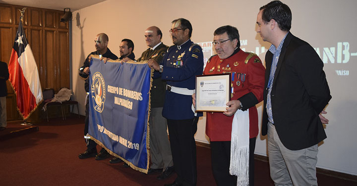 Grupo USAR Cuerpo de Bomberos de Valparaíso recibió su acreditación nacional