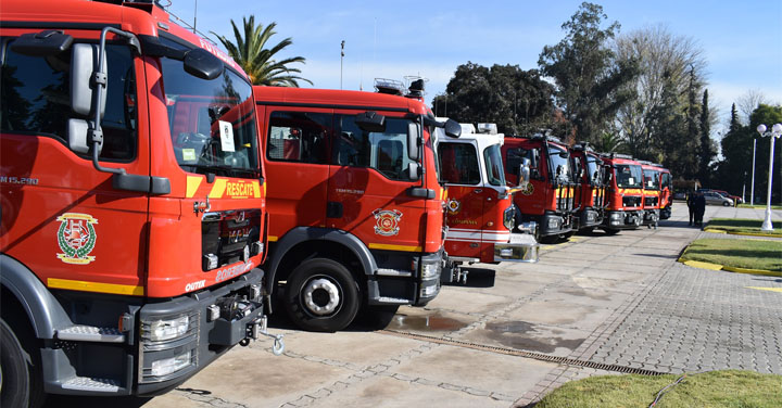 Nuevos carros bomba para la Región de Ñuble, Los Ríos y Metropolitana