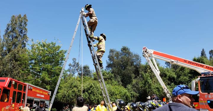 Quinto Encuentro de Brigadas Juveniles organizado por la Segunda Compañía de Isla de Maipo