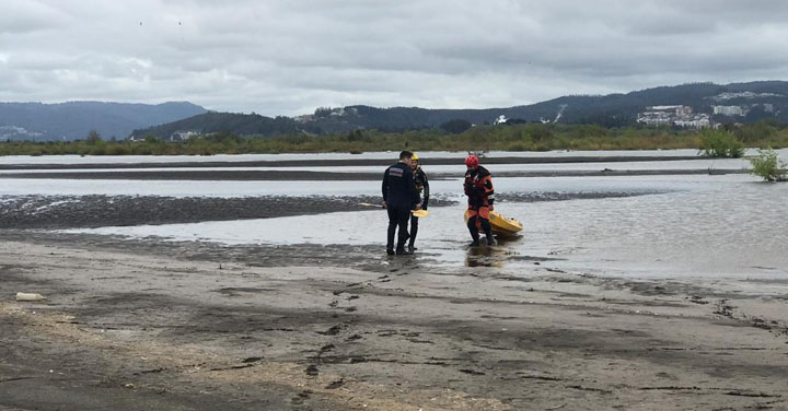 Se activa Sistema Nacional de Operaciones de Bomberos de Chile en búsqueda de joven en Chiguayante