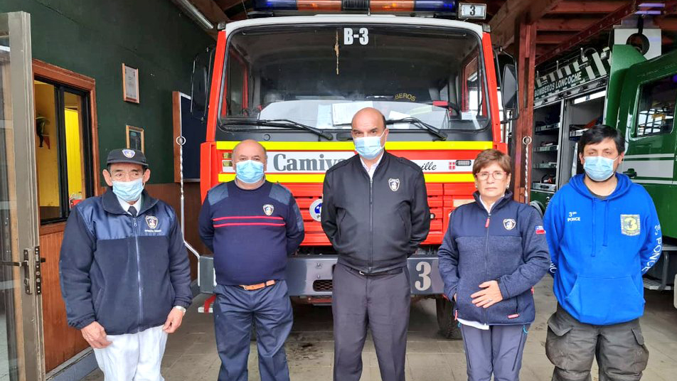 Trabajo en terreno Presidente Nacional: Reunión en Loncoche y recorrido por el Cuerpo de Bomberos de Osorno