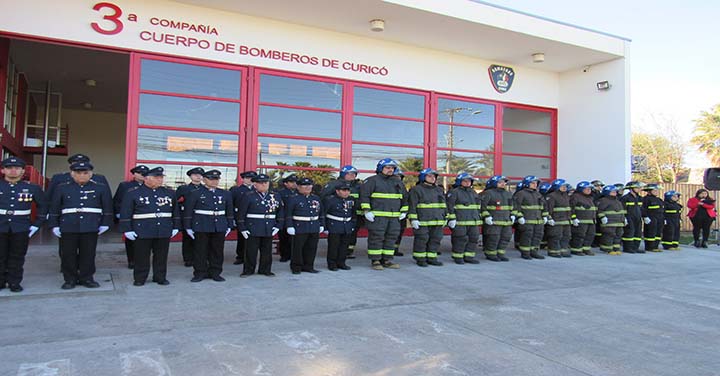 Tercera Compañía de Curicó cumplió 130 años de vida institucional