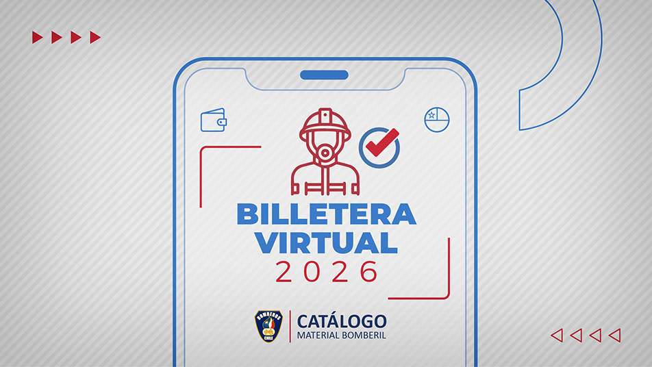 Bomberos de Chile activó la Billetera Virtual 2026 para la adquisición de material menor